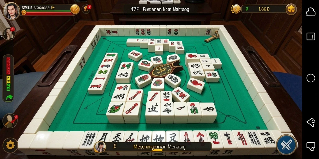 Tampilan gameplay Mahjong yang menarik di 47F.