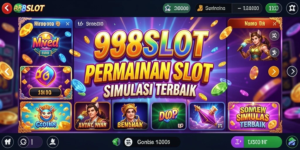 Tangkapan layar menunjukkan gameplay seru dalam 988SLOT dengan tema slot yang menarik.