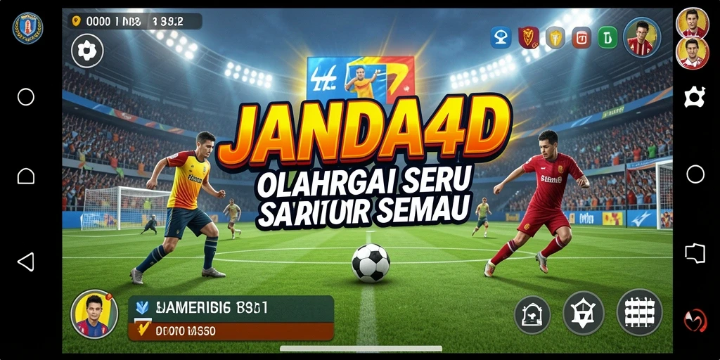 Tampilan gameplay yang mendebarkan dari JANDA4D dengan pemain aktif.