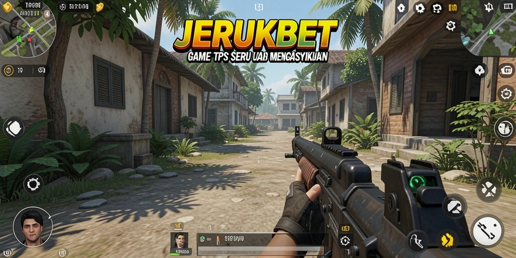 Tampilan aksi seru dalam gameplay JERUKBET yang menegangkan.