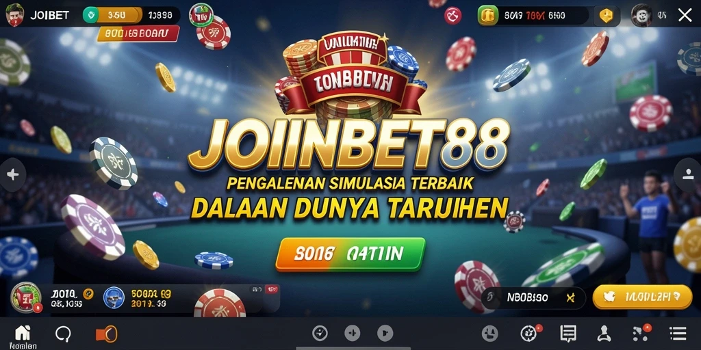 Gambaran gameplay menarik dalam aplikasi JOINBET88 yang menyajikan pengalaman simulasi taruhan.
