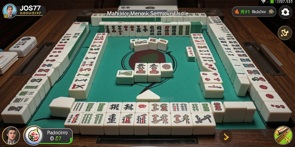Gameplay Mahjong yang menarik dan menantang.