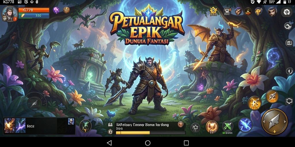 Visual gameplay RPG yang menarik dalam KG778.