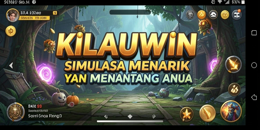 Tampilan gameplay KILAUWIN yang menampilkan simulasi menarik.
