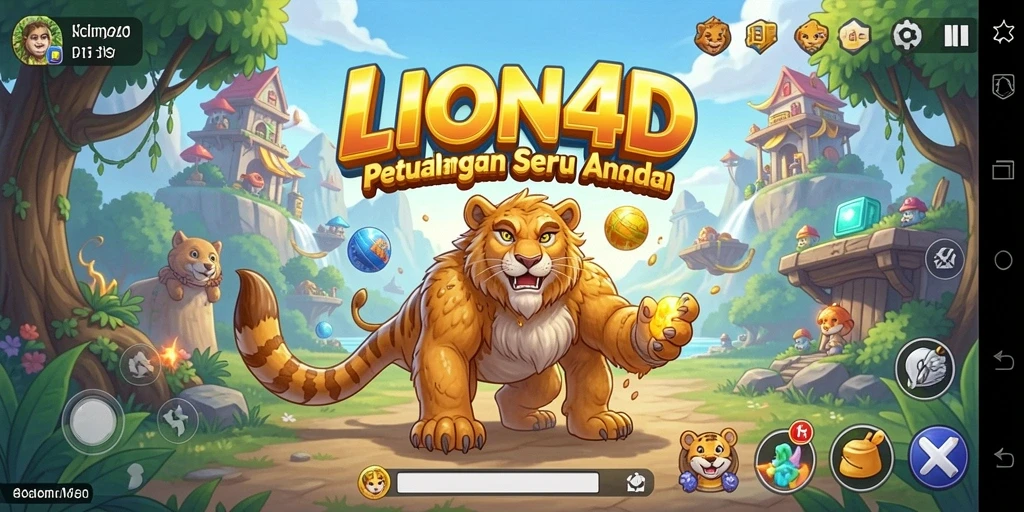 Screenshot menampilkan gameplay seru LION4D dengan aksi yang mengasyikkan.