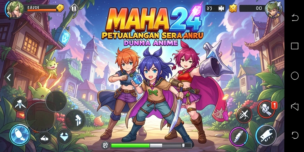 Tampilan luar biasa dari gameplay MAHA24 yang mendebarkan.