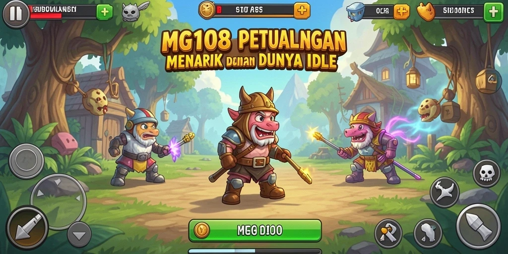 Tampilan menawan dari gameplay MG108 dengan elemen Idle yang menarik.